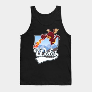 Wales Red Dragon logo Tank Top